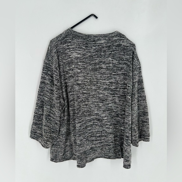 Wilfred Free Space Dye Boxy Oversized Semi Cropped Slouchy Sweater Tee - Picture 7 of 7